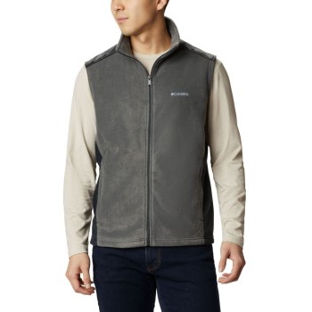 Pánské Vesty Columbia Steens Mountain Fleece Tmavě Šedé Černé RGVBQA813